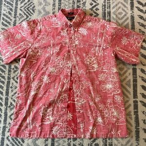 Reyn Spooner Year of the Rat Hawaiian Pullover Shirt Large